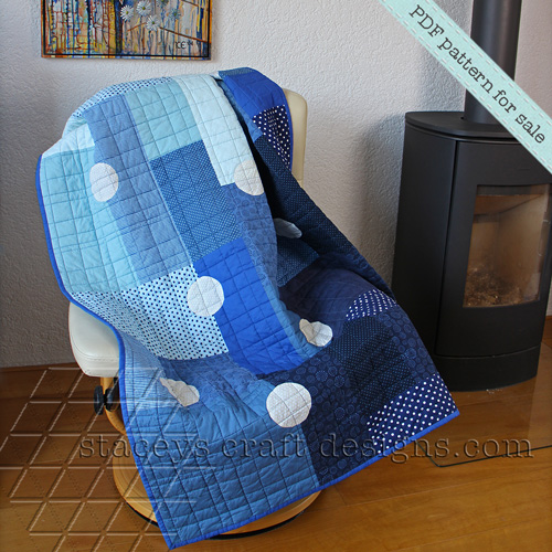 Dotted Rectangles Quilt PDF pattern by Staceys Craft Designs [1]